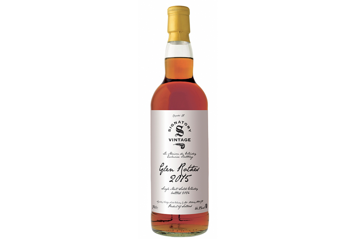 Signatory Vintage Glenrothes 2015 9YO #18 First Fill Sherry Butt Plumme IX 700ml 64.2%