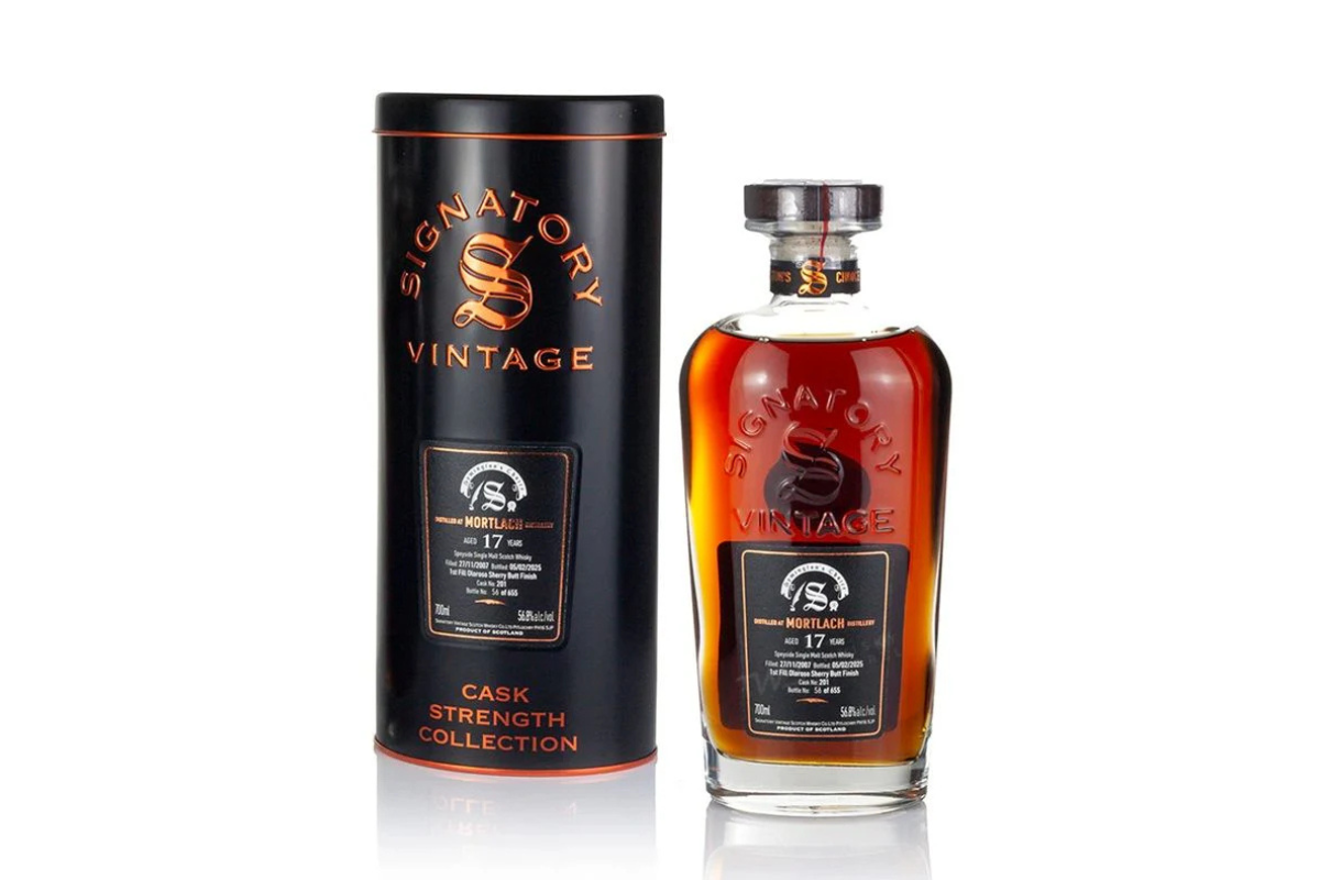 Signatory Vintage Mortlach 2007 17YO #201 First Fill Sherry Butt Finish Symington's Choice 700ml 56.8%