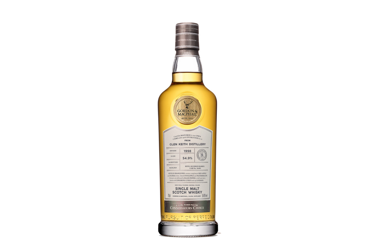 Gordon & Macphail Glen Keith 1998 26YO Refill American Hogshead #56480 Connoisseurs Choice 700ml 54.9%