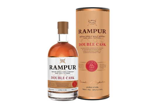 Rampur Double Cask Single Malt 700ml 45%