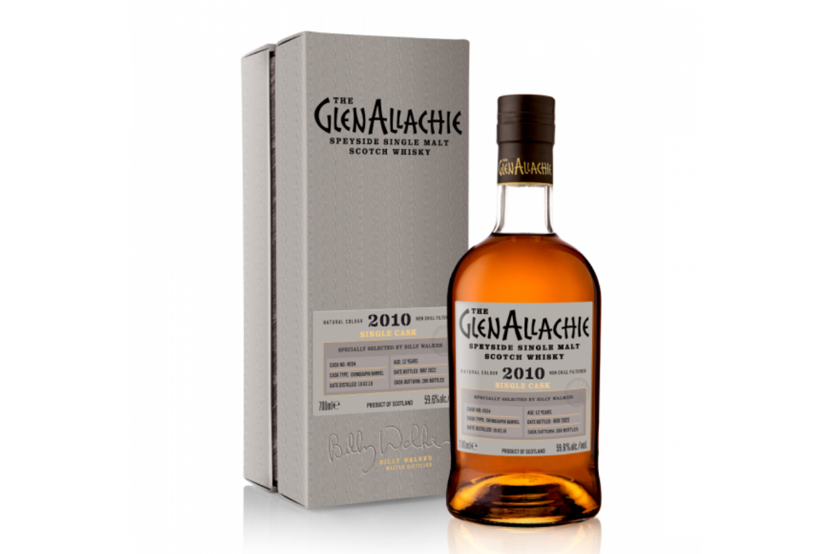 Glenallachie Cask 2010 #4554 Chinquapin Virgin 700ml 59.60%