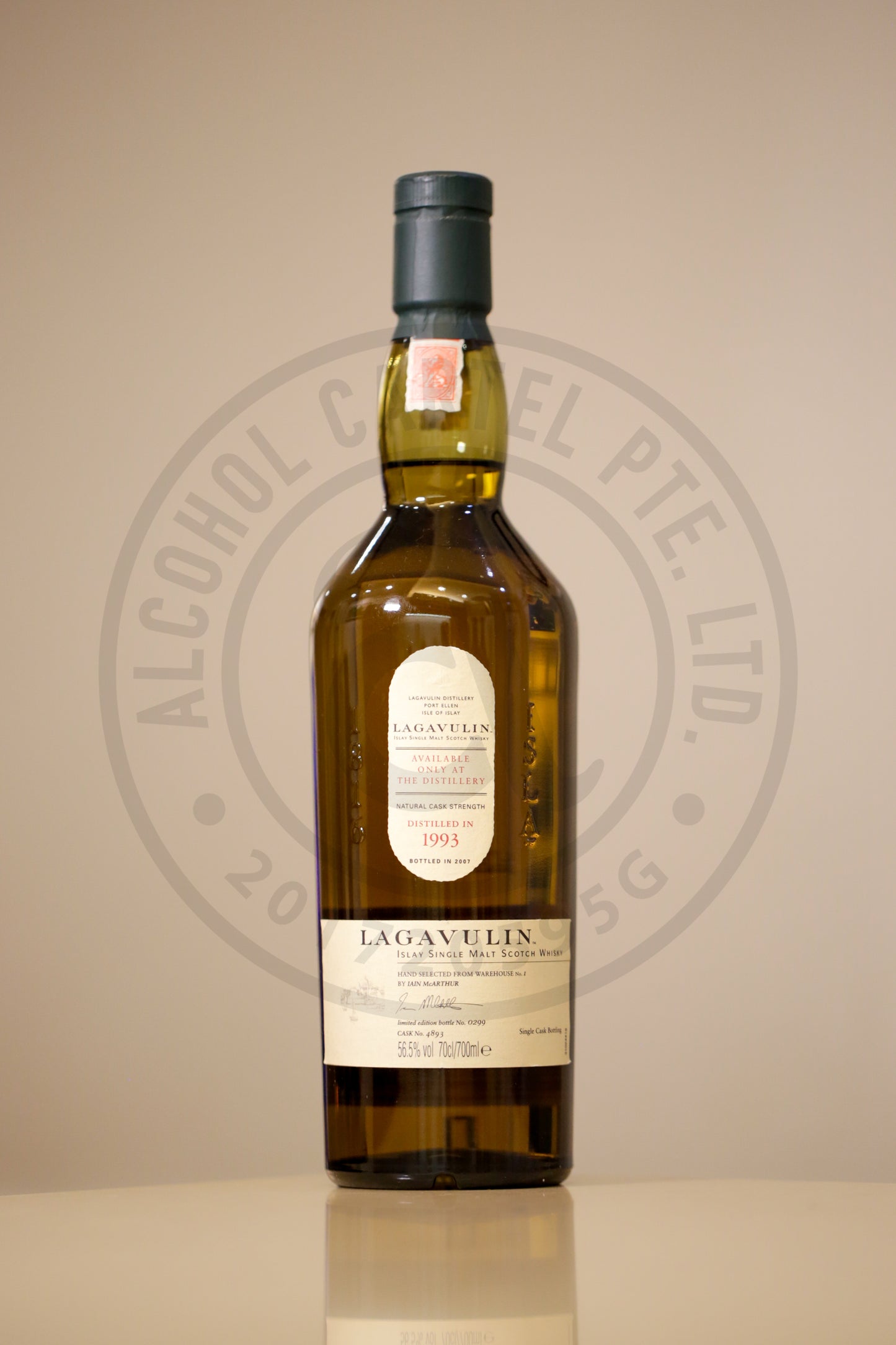 Lagavulin 1993 14YO - Distillery Exclusive Single Cask #4893 (Feis Ile 2007) 700ml 56.5%