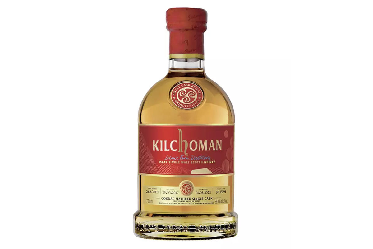 Kilchoman 5YO 2017 Cognac Hogshead Single Cask 58.40%