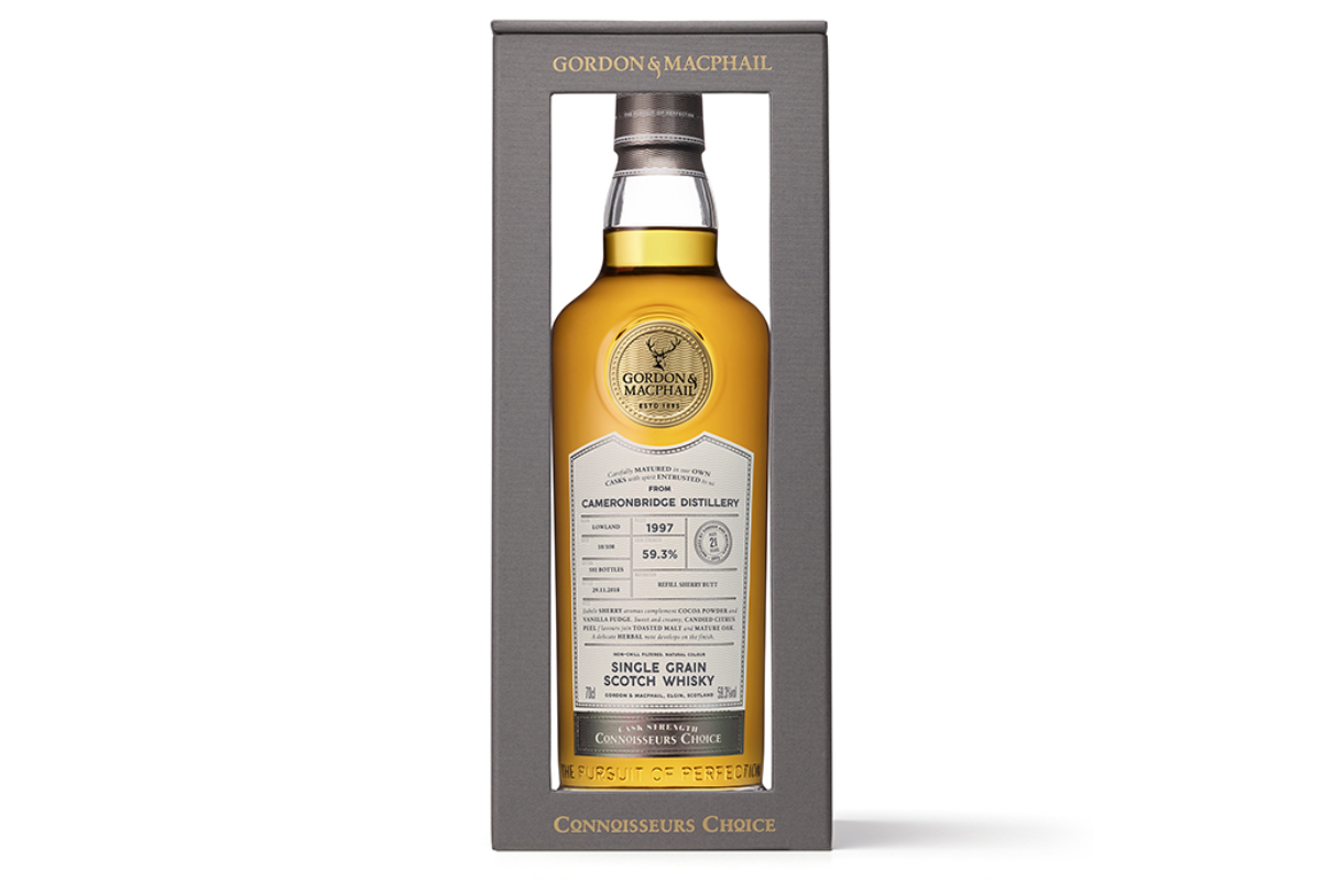 Gordon & Macphail Cameronbridge 1997/20018 Refill Sherry Butt CS Connoisseurs Choice 700ml 59.3%