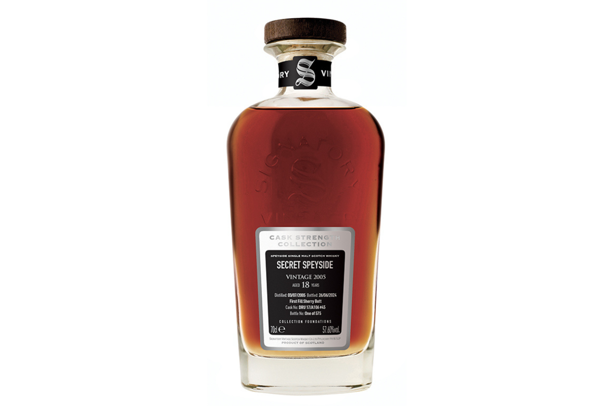 S.V. Secret Speyside 18YO 2005 F.F Sherry Butt Foundation 700ml 57.6%