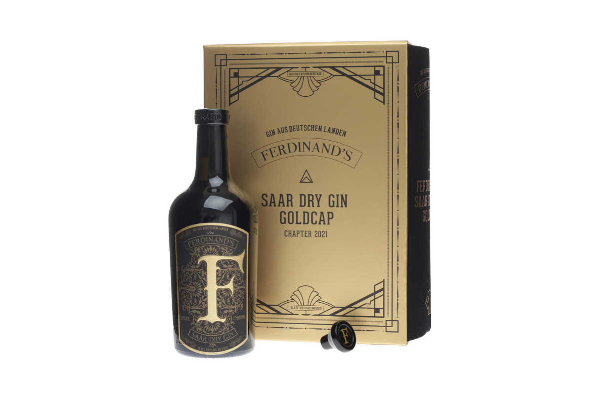 Ferdinand’s Saar Dry Gin Goldcap 2021 500ml 49%