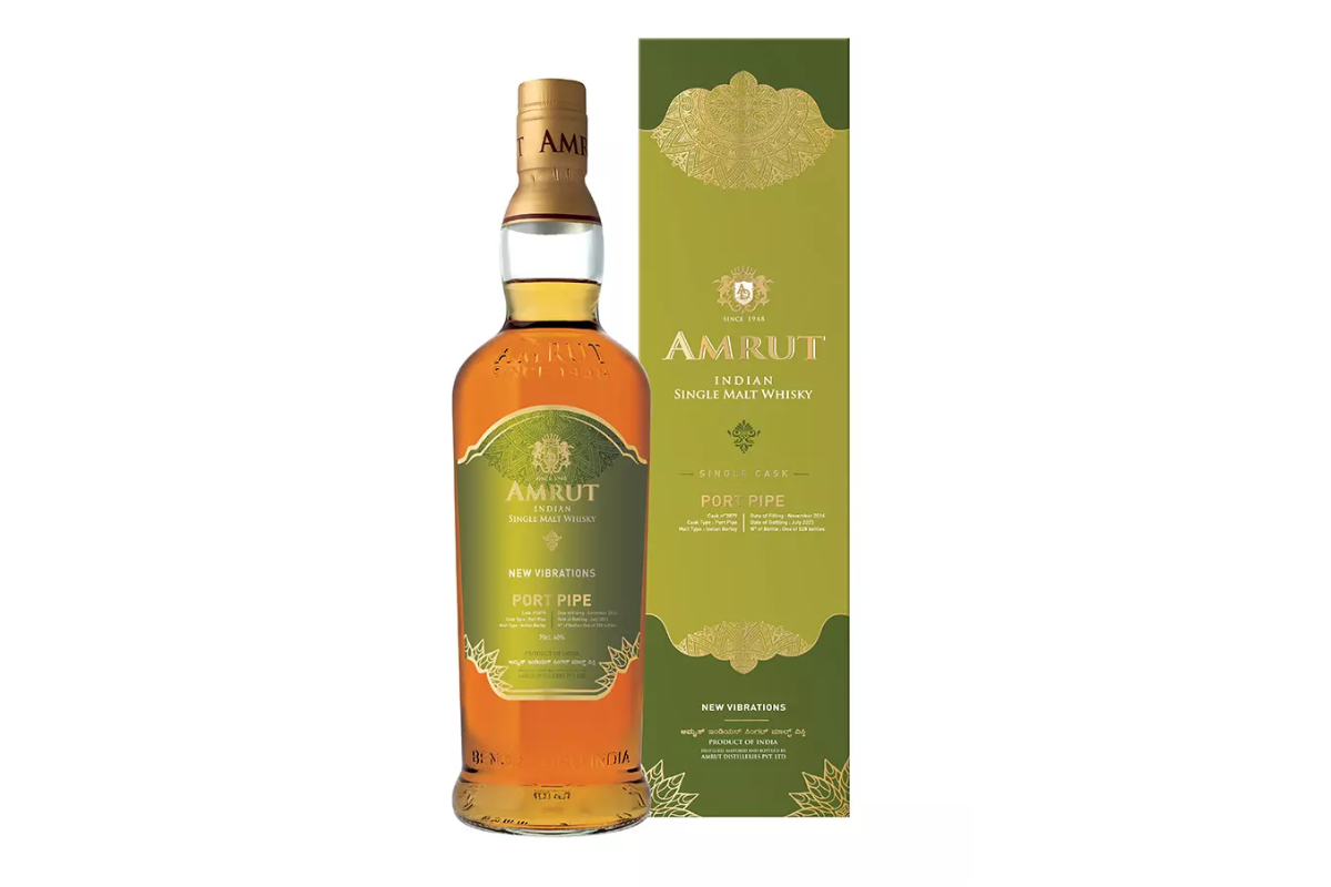 Amrut 8YO 2014 #3879 Port Pipe New Vibrations 700ml 60%