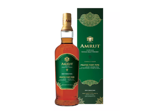 Amrut 8YO 2015 #4677 Peated Port Pipe New Vibrations 700ml 60%